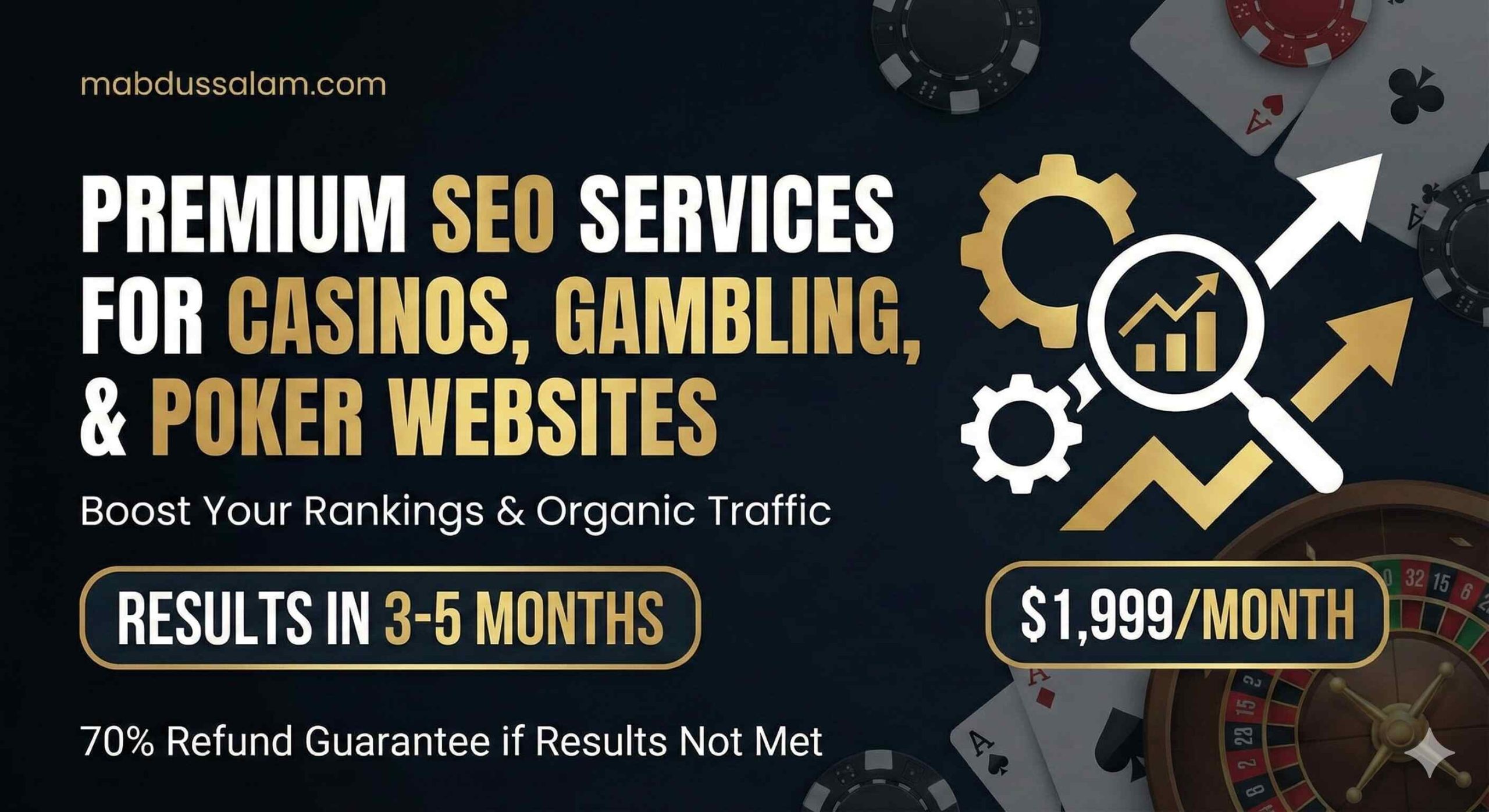 SEO Services for Casinos, Gambling, and Poker Websites